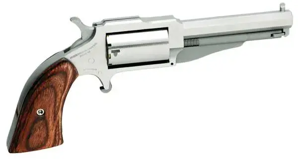 NAA 18603 1860 The Earl 3" 22 Mag 5rd 3" Stainless Steel Rosewood Boot Grip