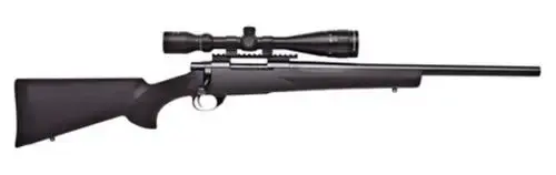 Howa Hogue Gameking Scope Pkg 7mm Rem Mag 3+1 24" Black Fixed Hogue Pillar-Bedded Overmolded Stock Blued Right Hand