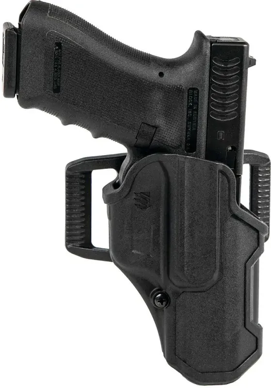 Blackhawk 410700BKL T-Series L2C Black Matte Polymer OWB Glock 17,22,31,34,35,41,47 Left Hand