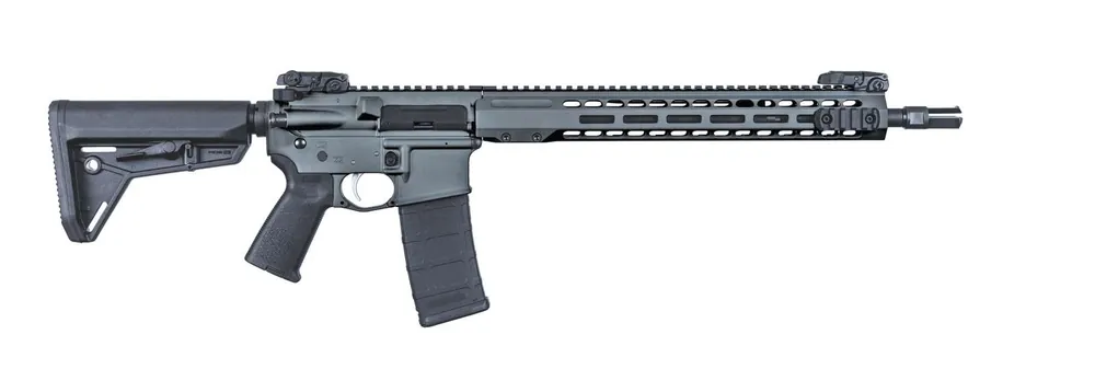 Barrett 17177 REC7 DI Carbine 300 Blackout 16" 30+1 Tungsten Gray Cerakote Black 6 Position Stock Black Polymer Grip