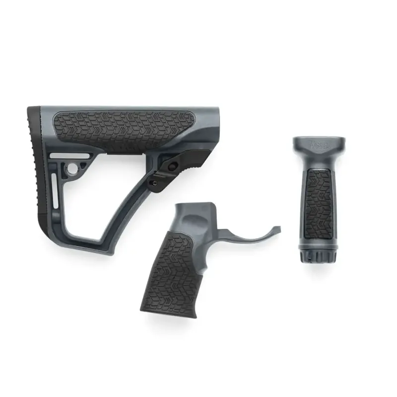 Daniel Defense 2810206145012 Collapsible Buttstock Pistol Grip/Vertical Foregrip AR15/M16/M4 Polymer