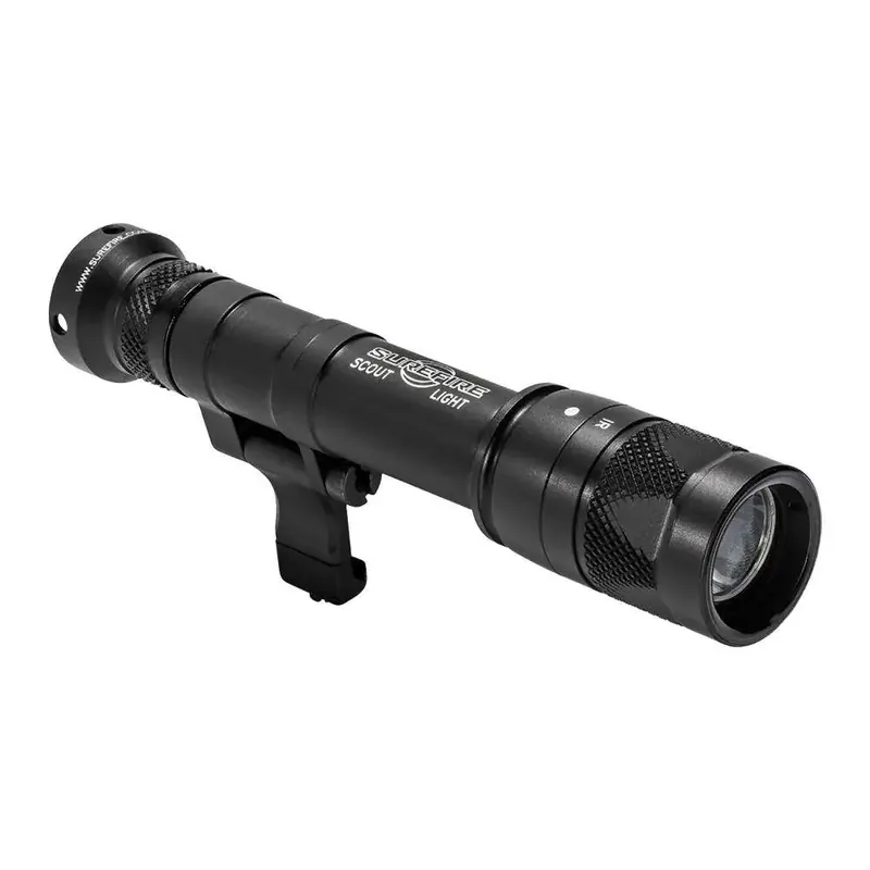 SCOUT LIGHT, SWIVEL, 6V, VAMPIRE WITH WHITE/INFRARED LEDS, 350 LUMENS/120mW OF IR, 1913 PICATINNY MOUNT INSTALLED, MLOK MOUNT INCLUDED, BLACK, Z68 CLICK ON/OFF TAILCAP