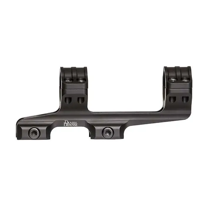 Daniel Defense 0304707146 Optics Mount 1-Pc Base & Ring Combo Double 30mm Black Hard Coat Anodized Finish