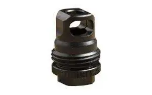SilencerCo AC2628 ASR Single Port 9mm Luger Muzzle Brake 1/2"-28 tpi Black Steel