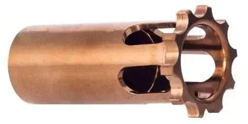 RUGGED SUPPRESSOR OP004 Suppressor Piston M13.5x1 LH Copper 17-4 Stainless Steel