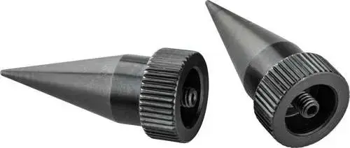 Accu-Tac SRS-0200 G1 Spikes SR-5/BR-4 Bi-Pod Feet Aluminum Black
