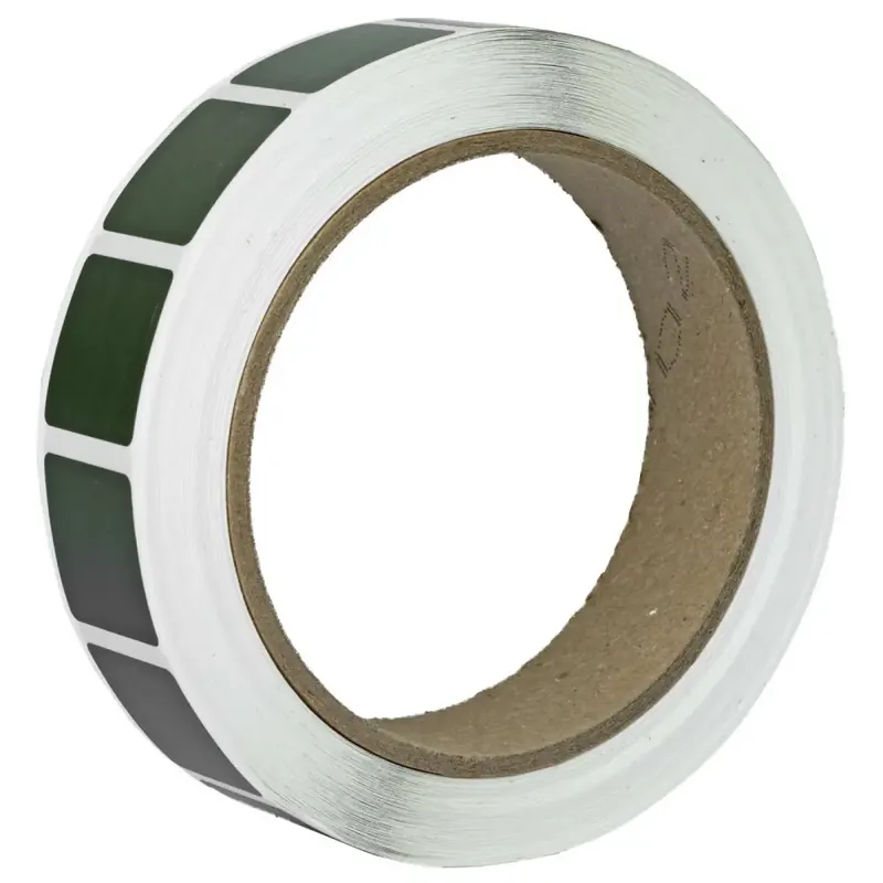 ACTION TARGET INC PAST/DKGR Square Target Pasters 7/8" 1000 Per Roll Military Green