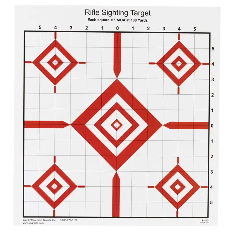 ACTION TGT RIFLE SIGHTING 100PK