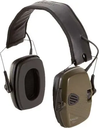 Allen 2256 Shotwave Low Profile Polymer 23 dB Over the Head Brown Ear Cups w/Black Band