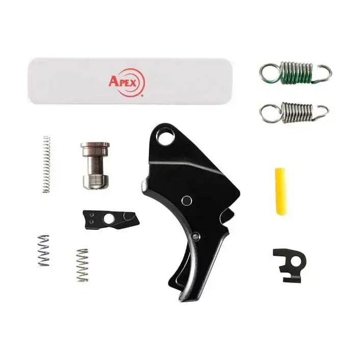 APEX TACTICAL SPECIALTIES 100167 Curved Forward Set Trigger Kit S&W M&P 2.0 Black Anodized 3-4 lbs Right