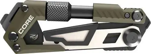 Real Avid AVGTCORAR Core Gun Tool AR15 Olive Green/Black Stainless Steel