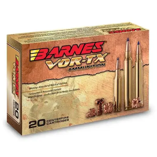 Barnes Bullets 21541 VOR-TX Rifle 308 Win 168 gr Tipped TSX Boat Tail 20 Round Box