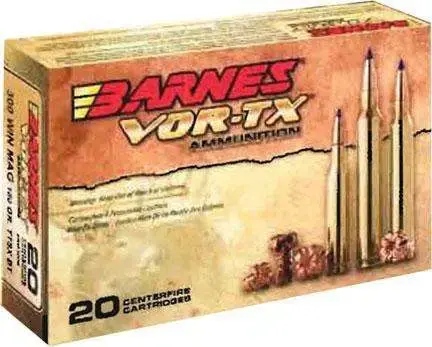 Barnes Bullets 21581 VOR-TX Rifle 35 Whelen 180 gr Tipped TSX Flat Base 20 Bx/ 10 Cs