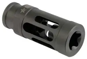 BCM GFCMOD1556 BCMGunfighter Compensator Mod 1 5.56x45mm NATO 1/2"-28 tpi Black Stainless Steel