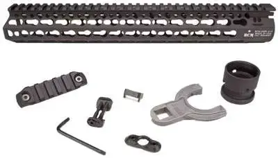 BCM KMRA13556BK KMR Alpha KeyMod AR-15 Black Hardcoat Anodized Aluminum 13"