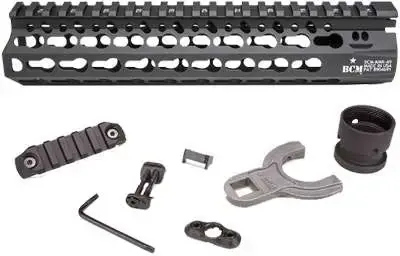BCM KMRA9556BK BCM KMR Alpha AR-15 Black Hardcoat Anodized Aluminum 9"