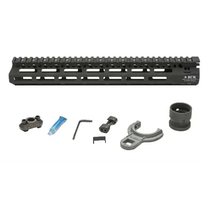 BCM MCMR13556BLK BCMGunfighter MCMR AR-15 Black Hardcoat Anodized Aluminum 13" M-LOK