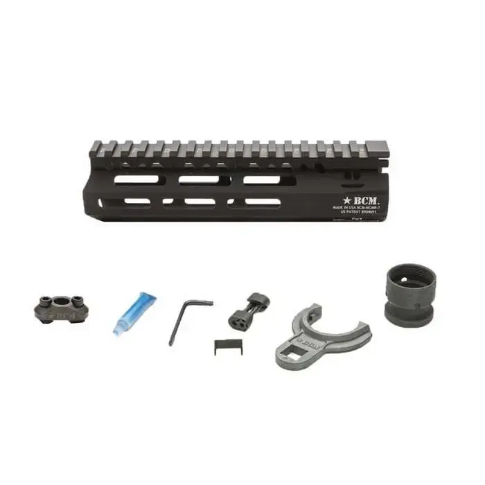 BCM MCMR7556BLK BCMGunfighter MCMR AR-15 Black Hardcoat Anodized Aluminum 7" M-LOK