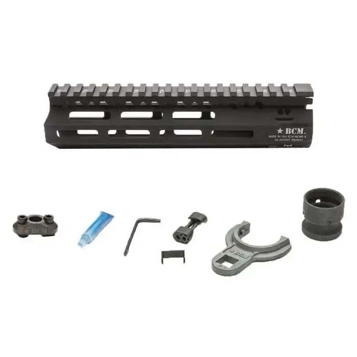 BCM MCMR8556BLK BCMGunfighter MCMR AR-15 Black Hardcoat Anodized Aluminum 8" M-LOK