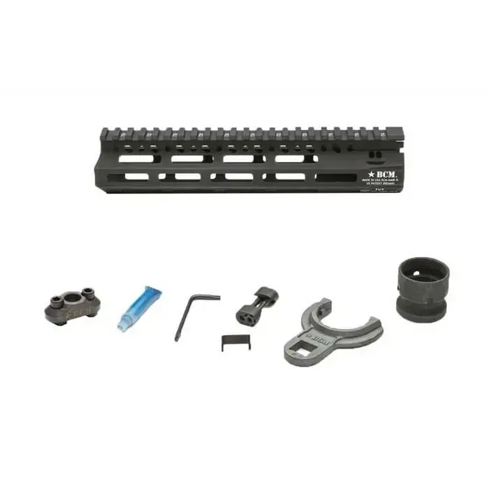 BCM MCMR9556BLK BCMGunfighter MCMR AR-15 Black Hardcoat Anodized Aluminum 9" M-LOK