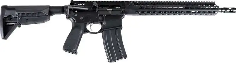 BCM 780790 RECCE-14 KMR-A 223 Rem,5.56x45mm NATO 14.50" 30+1 Black Hard Coat Anodized, Black Manganese Phosphate, 6 Position Stock