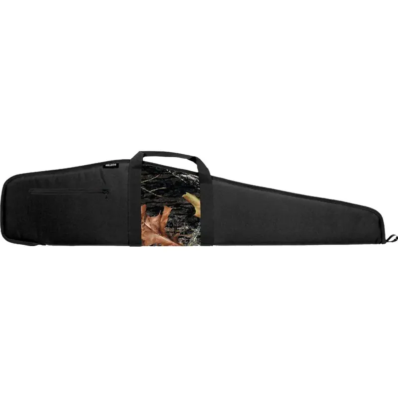 Bulldog BD215 Camo Panel Shotgun Case Black w/Realtree Max-4 Panel Nylon 52" Scoped Rifle Or Shotgun
