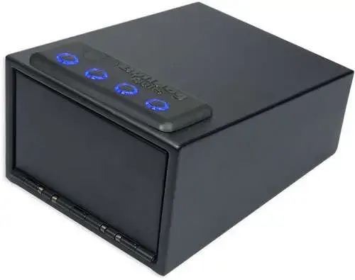Bulldog BD4040L Magnum LED Quick Vault Access Code/Key Black Steel