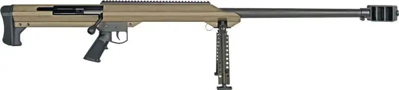 Barrett 13272 M99 416 Barrett 32" 1 Flat Dark Earth Cerakote Fixed w/Sorbothane Recoil Pad Stock Black Polymer Grip