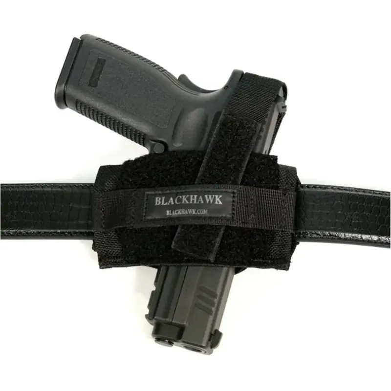 Blackhawk 40FB02BK Flat Belt Black Cordura 1000D Nylon Belt Most Pistols/Sm & Med Revolvers Ambidextrous Hand