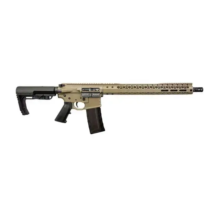 Black Rain BRO-20102901 Billet 5.56x45mm NATO 16" 30+1 Flat Dark Earth Cerakote Black 6 Position MFT Minimalist Stock Black MFT Grip Right Hand