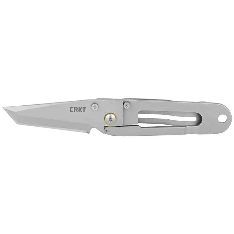 Columbia River 5500 K.I.S.S. 2.25" Tanto Plain Bead Blasted 3Cr13 Steel Steel Bead Blasted Handle Folding