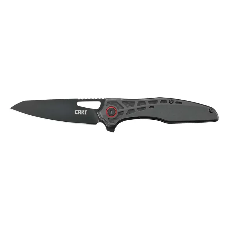 Columbia River 6290 Thero 3.08" Sheepsfoot Plain Black Oxide 8Cr14MoV SS FRN Black Handle Folding