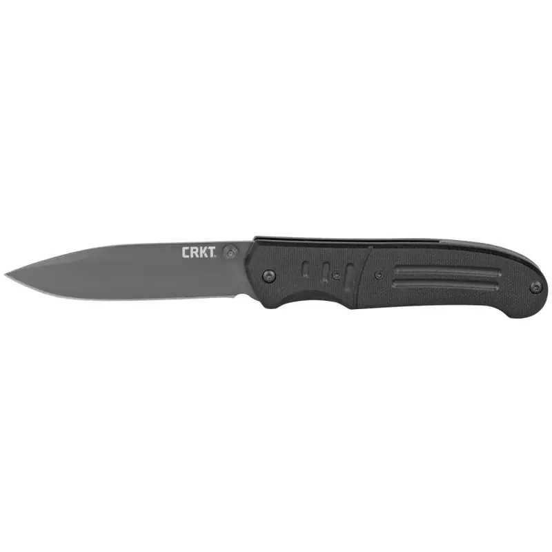 Columbia River 6860 Ignitor T 3.38" Drop Point Plain TiCN 8Cr14MoV SS G10 Black Handle Folding