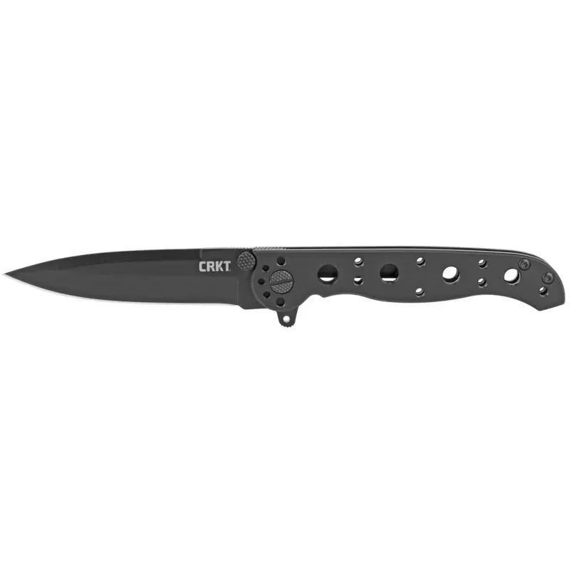 CRKT M16-SS EDC Folder 8Cr13MoV 3.13" Black Spear Point Blk SS Handle