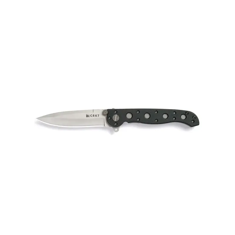 Columbia River M16-01Z M16-01Z 3.13" Spear Point Plain 8Cr13MoV Bead Blasted FRN Black Handle Folding