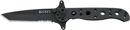 CRKT M16-SS EDC Folder Spl Forces 3" 8Cr13MoV Blk Tanto Blk SS Handle