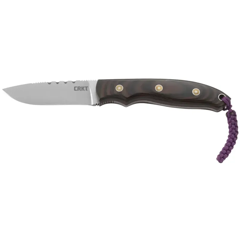 Columbia River 2861 Hunt'N Fisch 2.99" Plain Satin 8Cr13MoV SS G10 Multi Color Handle Fixed