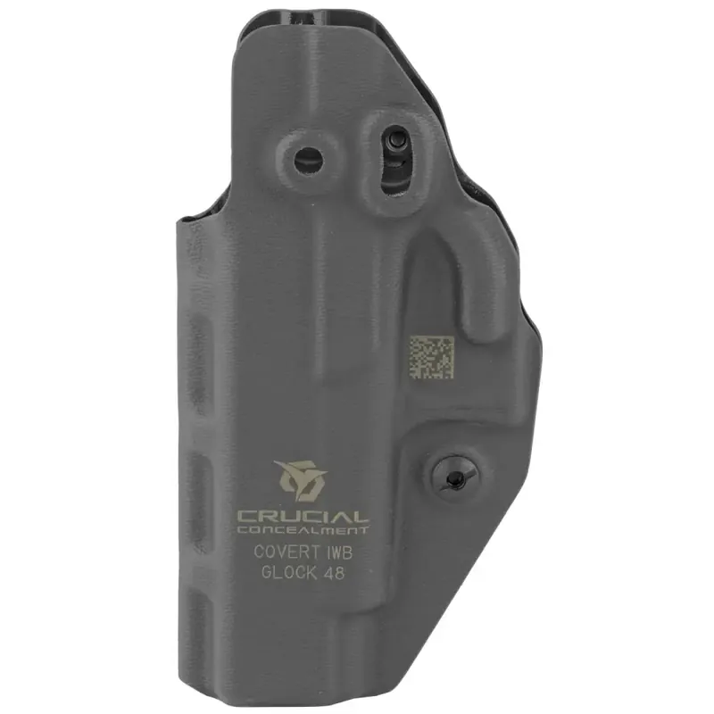 CRUCIAL CONCEALMENT 1044 Covert IWB Compatible with Glock 48 Kydex Black