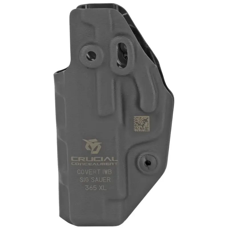 CRUCIAL CONCEALMENT 1113 Covert Black Kydex IWB Sig P365XL Right Hand
