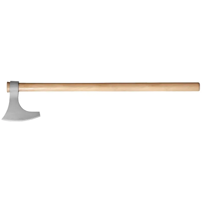 Cold Steel CS-90WVBA Viking Hand Axe Axe 1055 Carbon Steel Blade American Hickory Handle 30" Long