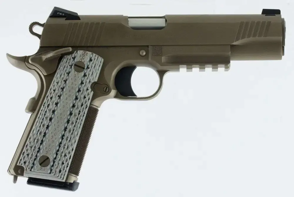 Colt Mfg O1070CQB 1911 Government Limited Edition 45 ACP 5" 8+1 Desert Sand Gray G10 Grip