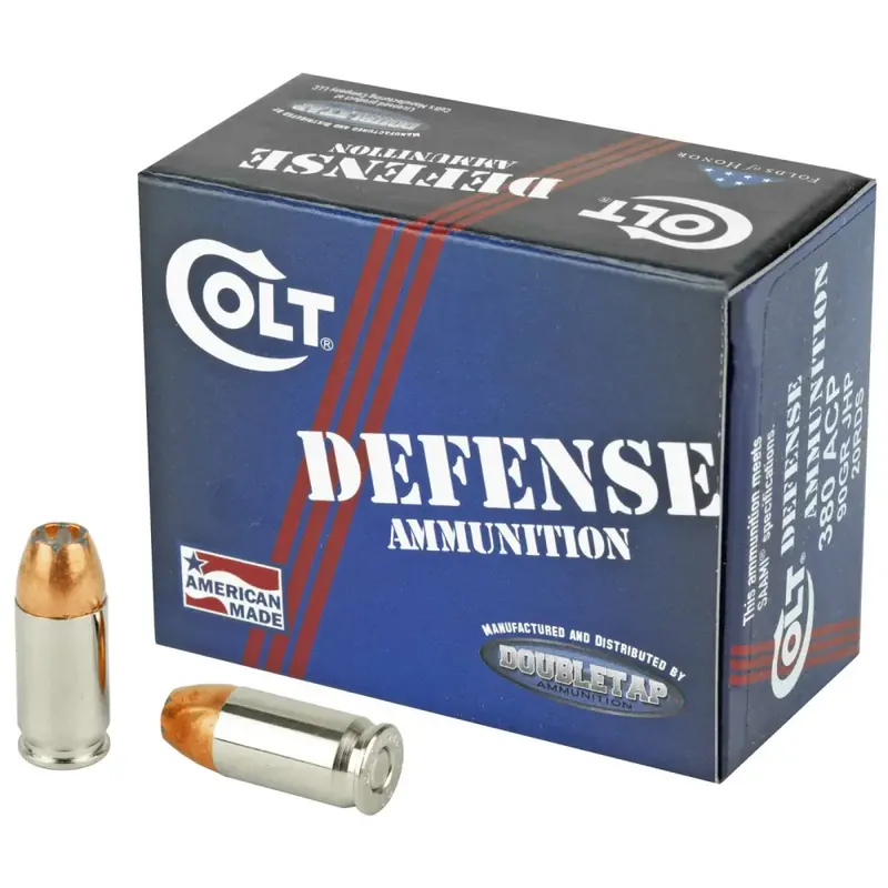 Colt Ammo Defense 380 ACP 90 GR JHP 20 Round Box