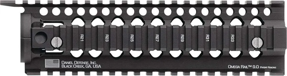 Daniel Defense 0100510002 Omega Rail Mid-Length AR-15 Black Hardcoat Anodized Aluminum 8.88" Picatinny