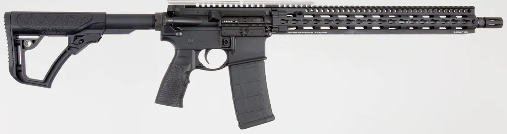 Daniel Defense 0215120026055 DDM4 V11 *CA Compliant 223 Rem,5.56x45mm NATO 16" 10+1 Black Hard Coat Anodized 6 Position w/SoftTouch Overmolding Stock