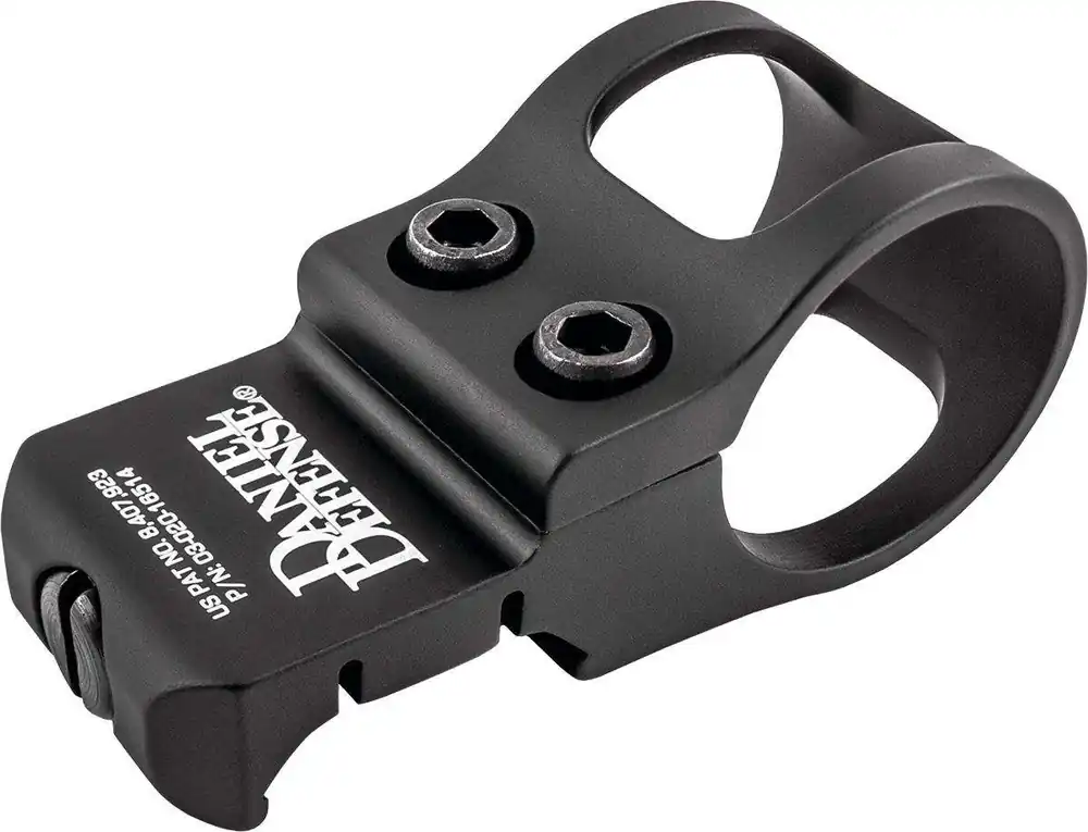 Daniel Defense 0302016514 Offset Flashlight Mount with 1" Diameter Aluminum Black Hard Coat Anodized