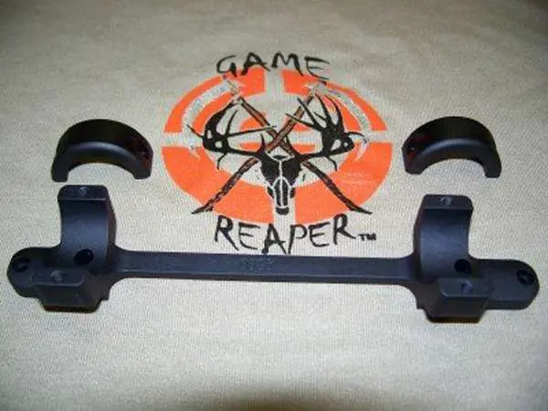 DNZ 16200 Game Reaper Savage w/Round Receiver Short Action 1" High 1-Piece Matte Black