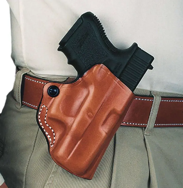 Desantis Gunhide 019TA8JZ0 Mini Scabbard Tan Leather Belt Sig P365 Right Hand
