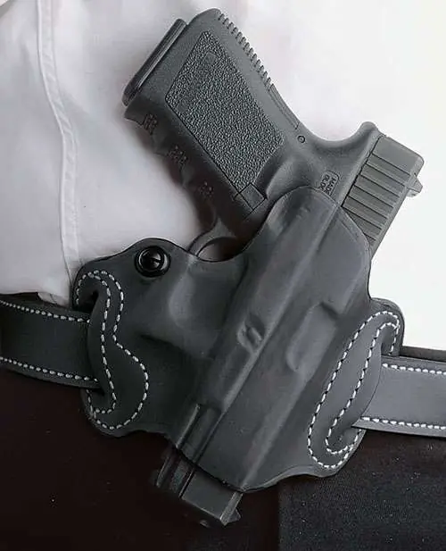 Desantis Gunhide M89BAE1Z0 Inner Piece 2.0 Black Nylon IWB fits Glock 26,27 Right Hand