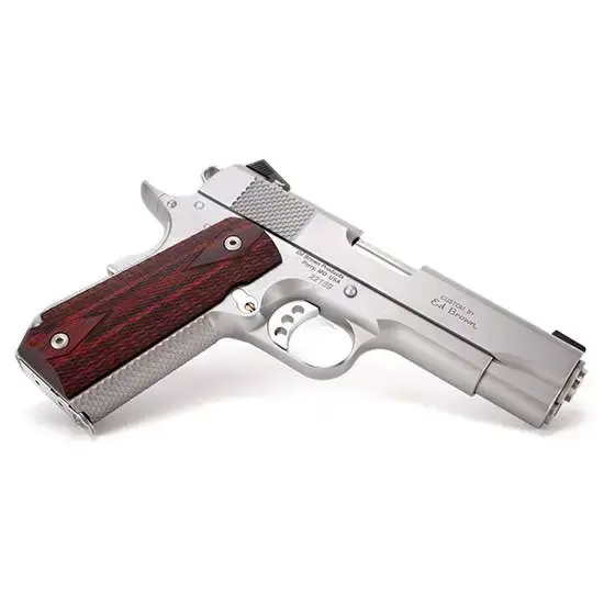 Ed Brown KC18SS Kobra Carry 45 ACP 4.25" 7+1 Stainless Steel Laminate Wood Grip
