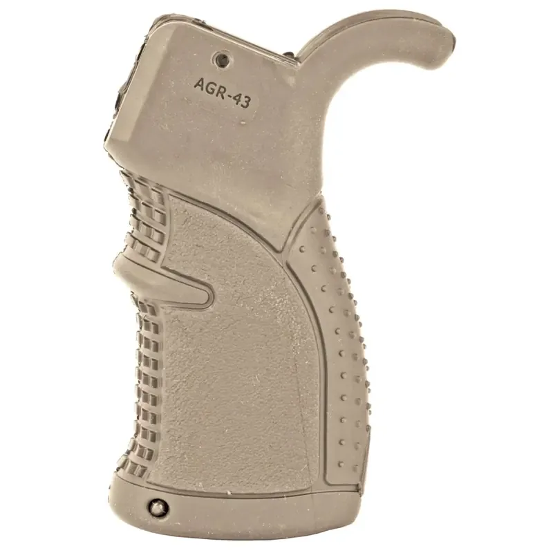 FAB Defense FX-AGR43T AGR-43 Ergonomic Pistol Grip AR-15 Flat Dark Earth Polymer w/Rubber Overmold